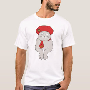 My Cat is a Communist Funny Soviet Meme Cat  T-Shirt