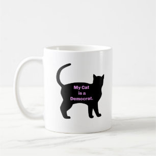 My Cat is a Democrat Coffee Mug