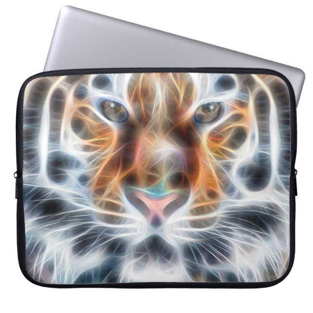 My Cat is Acting Up Tiger Head Energy Laptop Sleeve (Front)