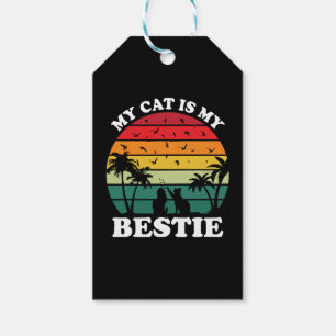 My Cat Is My Bestie Gift Tags