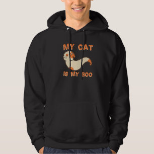 My Cat Is My Boo  Halloween Cat  1 Hoodie