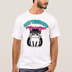 My Cat Is My Therapist Funny Cute Pet Gift T-Shirt
