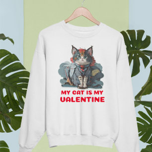 MY CAT IS MY VALENTINE. ANTI-VALENTINE T-Shirt