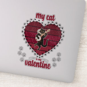 My Cat Is My Valentine   cat lover valentine gift