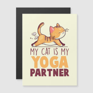 My Cat Is My Yoga Partner – Stretching Cat