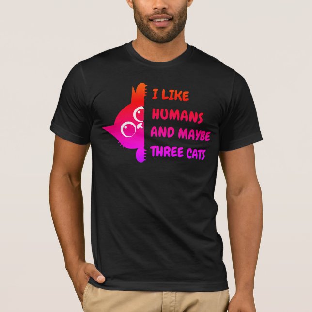 My cat likes baseball  T-Shirt (Front)