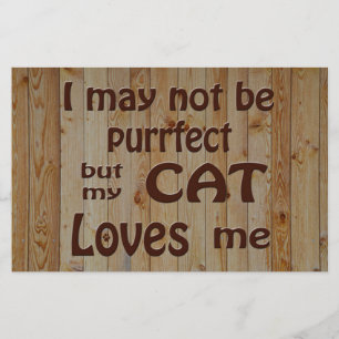 My Cat Loves Me Stationery