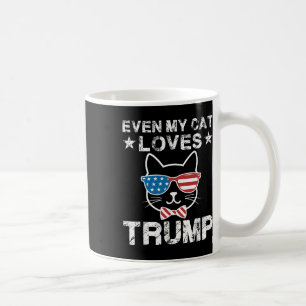 My Cat Loves Trump 2024 Coffee Mug
