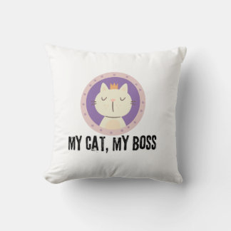 My Cat, My Boss Cushion