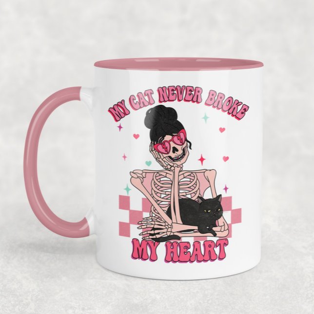 My Cat Never Broke My Heart Mug (Creator Uploaded)