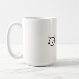 My Cat Thinks I Work for Them Two Tone Mug