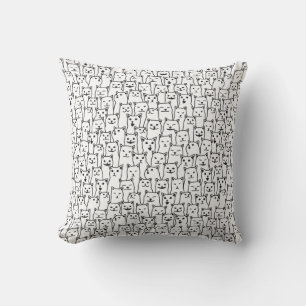 My Cat was right about you funny cats pattern Cushion