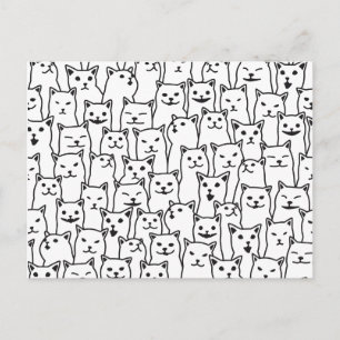 My Cat was right about you funny cats pattern Postcard