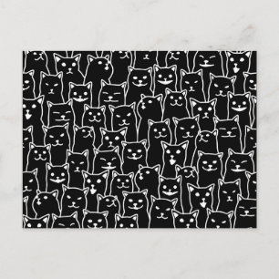 My Cat was right about you funny cats pattern Postcard