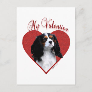 My Cavalier Valentine Holiday Postcard