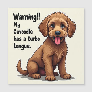My Cavoodle Has A Turbo Tongue