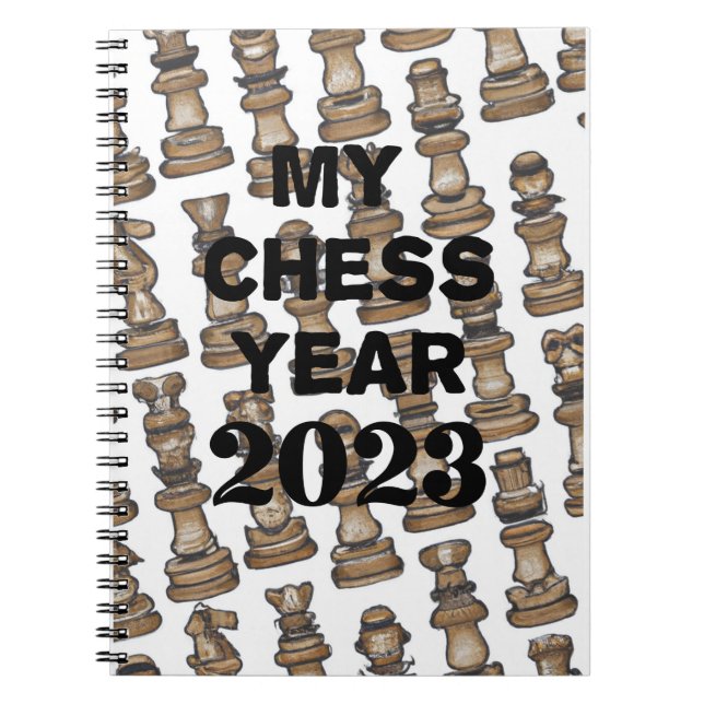 My Chess Year 2023,  Notebook (Front)