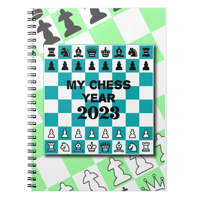 My Chess Year 2023,  Notebook (Front)