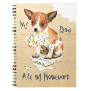 My Chihuahua Ate My Homework Spiral Notebook