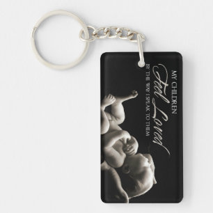 "My children feel loved" Motivation Affirmation Key Ring