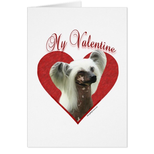 My Chinese Crested Valentine (Front)