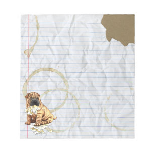My Chinese Shar-Pei Ate My Lesson Plan Notepad