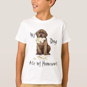 My Chocolate Lab Ate my Homework T-Shirt