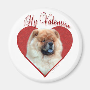 My Chow Chow Valentine Magnet