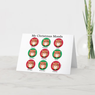 My Christmas Moods Holiday Card