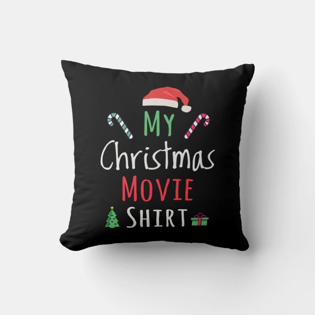 My Christmas Movie Shirt Cushion (Front)