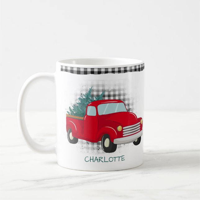 My Christmas Movie Watching Mug Red Truck  (Left)