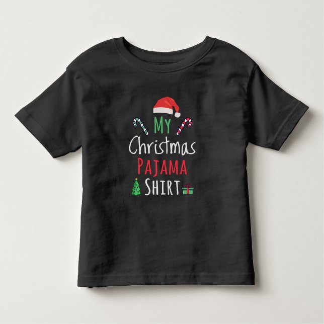 My Christmas Pajama Shirt (Front)