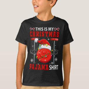 My Christmas Pajama Shirt Disc Golf Equipment Play