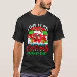 My Christmas Pyjamas Santa Reindeer Pickleball Pla T-Shirt<br><div class="desc">My Christmas Pyjamas Santa Reindeer Pickleball Player</div>