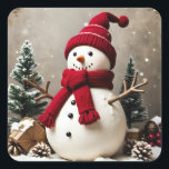 My Christmas  Square Sticker<br><div class="desc">My Christmas - Stickers 
Share the joy of Christmas!</div>