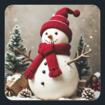 My Christmas  Square Sticker<br><div class="desc">My Christmas - Stickers 
Share the joy of Christmas!</div>