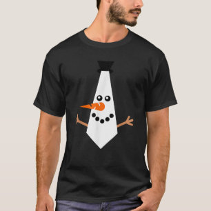 MY CHRISTMAS TIE Pajama Xmas Funny Snowman T-Shirt