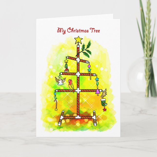 My Christmas tree Holiday Card (Front)