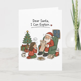 My Christmas Wrapping Is a Work in Progress Funny Card
