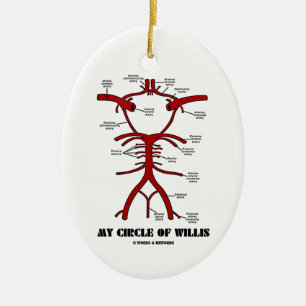 My Circle Of Willis (Anatomical) Ceramic Tree Decoration