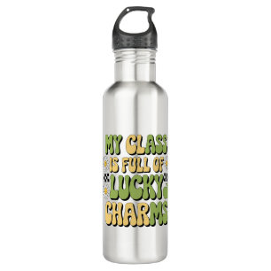 My Class Is Full Of Lucky Charms Patricks Teacher 710 Ml Water Bottle