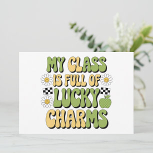 My Class Is Full Of Lucky Charms Patricks Teacher Invitation