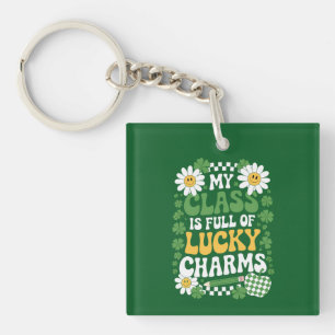My Class Is Full Of Lucky Charms St Patrick's Day Key Ring