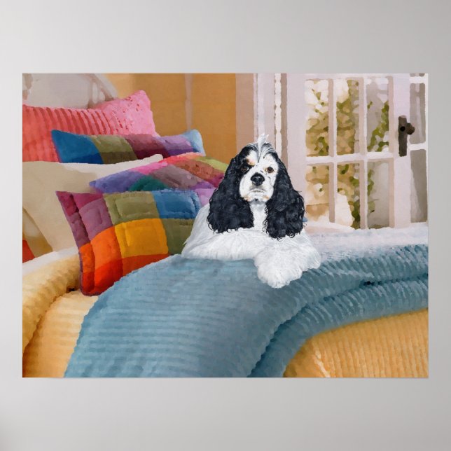 My Cocker Spaniel Lights up my Life Poster (Front)