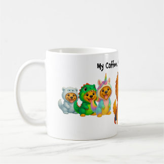 My Coffee My Gang My Rules Mug Funny Dog