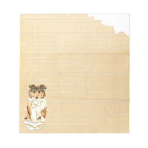 My Collie Ate My Homework Notepad