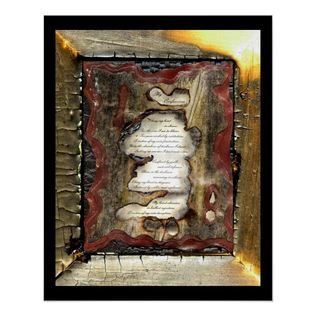 My Confession Poster (Front)