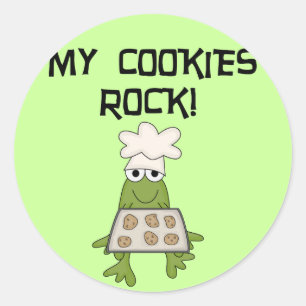 My Cookies Rock Tshirts and Gifts Classic Round Sticker