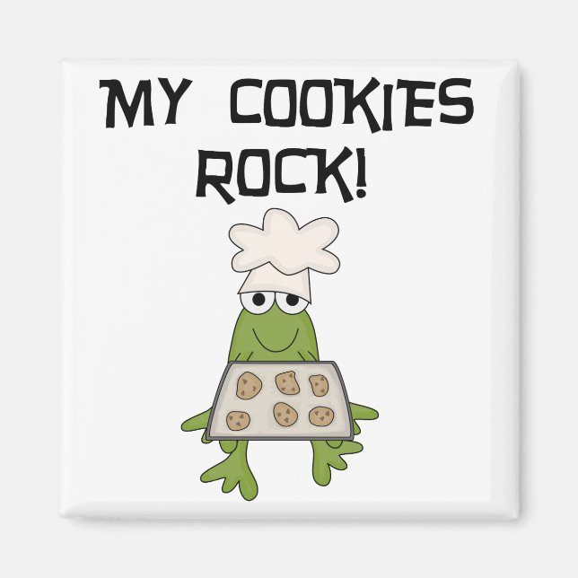 My Cookies Rock Tshirts and Gifts Magnet (Front)