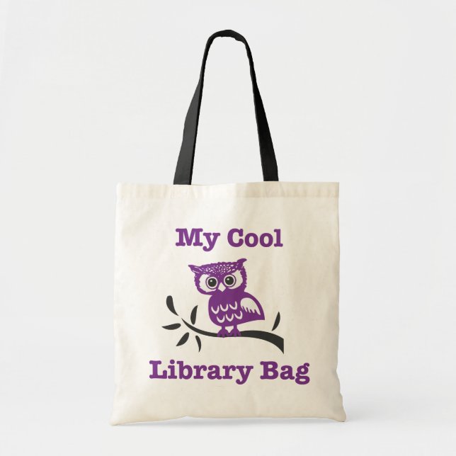 My Cool Library Owl Bag (Front)